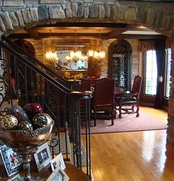 Custom wrought iron door